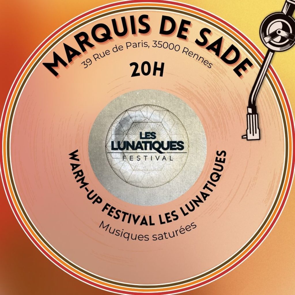 Warmup du festival Les Lunatiques & vente de vinyles au Marquis de