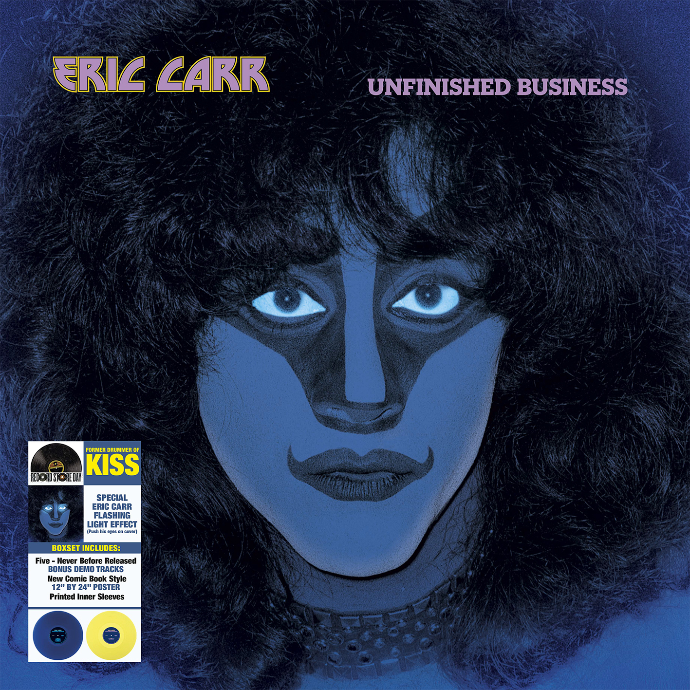 disquaire day - Disquaire Day - Page 2 Cover-Vinyl-Eric-Carr-Unfinished-Business-With-Sticker